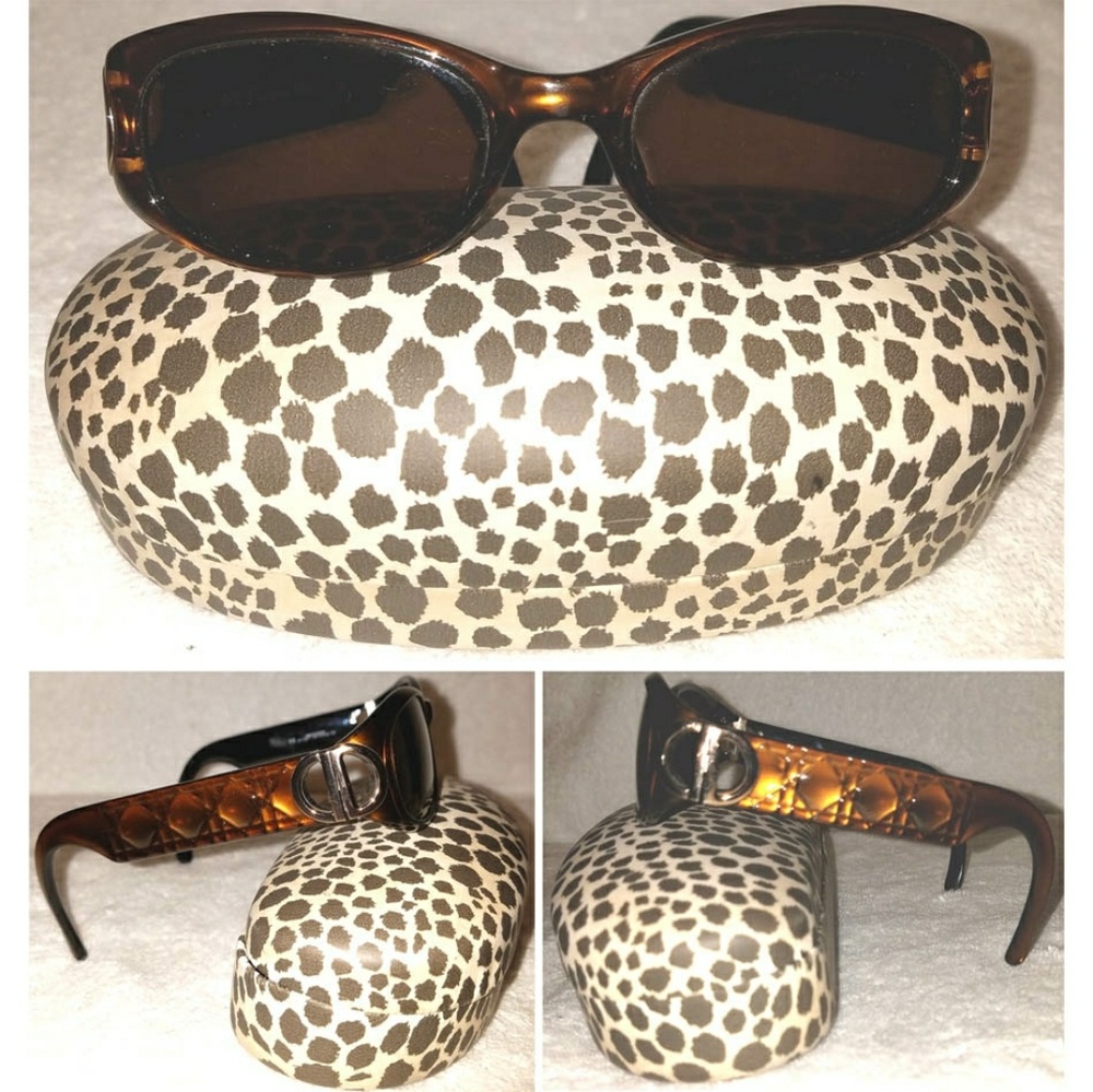 Christian Dior Brown tortoise shell sunglasses - Picture 4 of 5